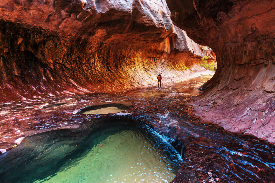 Каньон Зайон (Zion Canyon): The Narrows