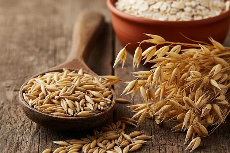 Продукти для очищення печінки: Цільне зерно вівса