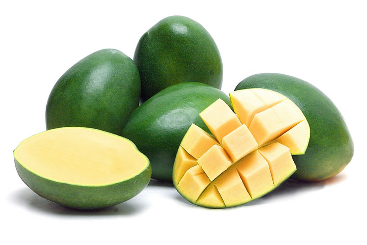 Salak, wundervolle Beeren, Tamarillo, Melonenbirne, Mango, Papaya: erstaunliche Früchte