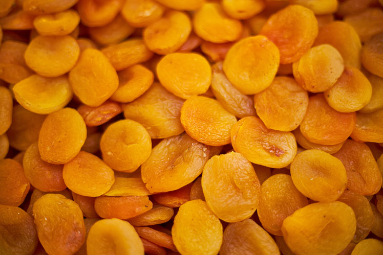Food for the brain. Dried apricots