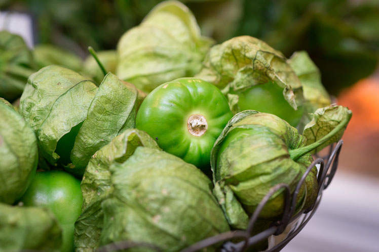 Tomatillo (or Physalis vegetable, or Mexican tomato)