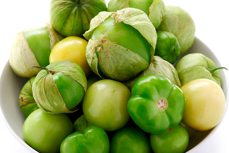 Tomatillo (or Physalis vegetable, or Mexican tomato)