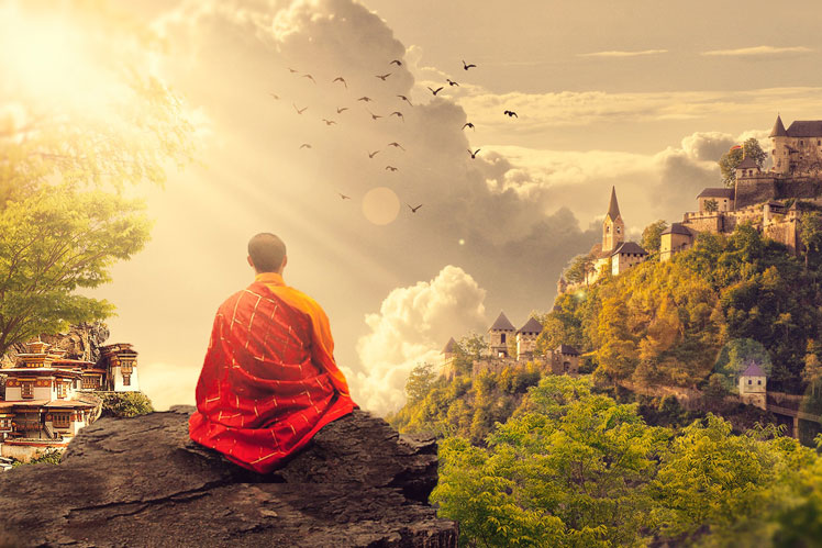Effekten af ​​meditation på sundhed og lang levetid