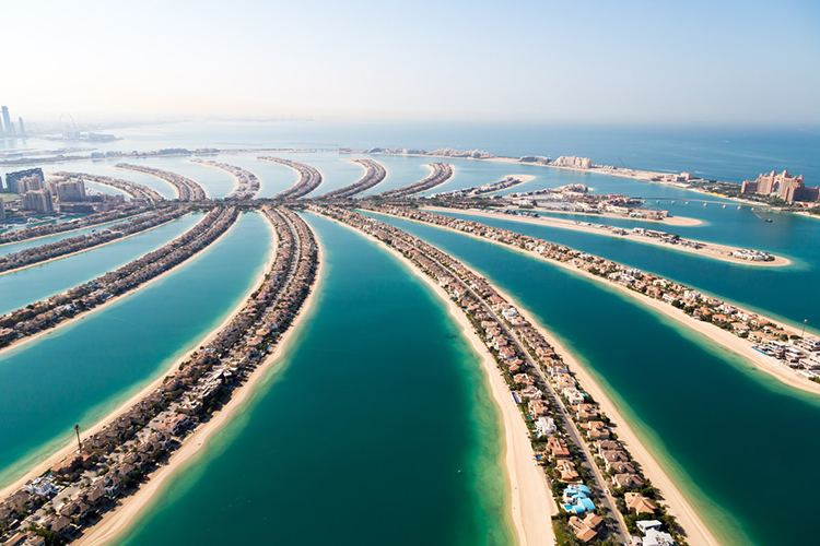 Artificial islands in Dubai