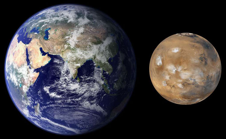 Марс и Земля: сходства и различия