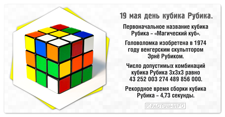 El cubo de Rubik fue inventado por el escultor húngaro Erno Rubik