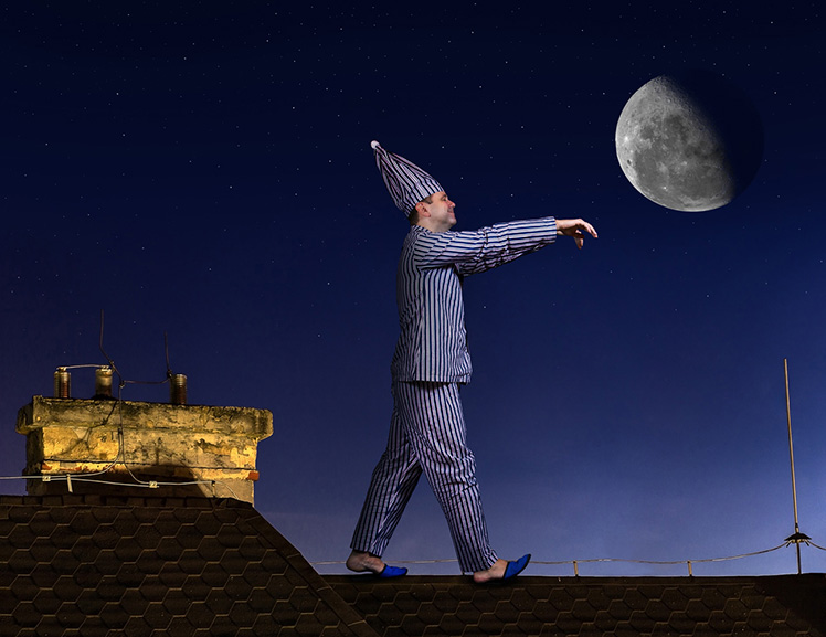 Myter om månen og "søvngjengere"