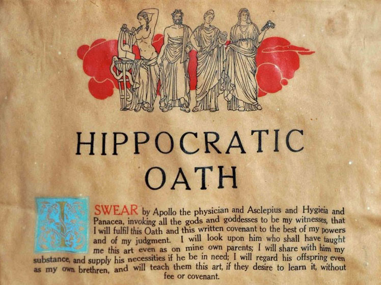 Misvattingen over Hippocrates en zijn eed