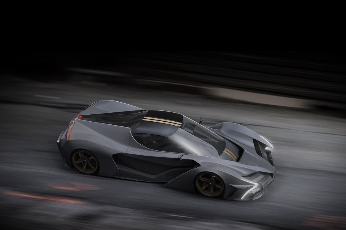 Spyros Panopoulos Chaos er en ultrabil med over 3000 hk. Og hastighed – over 500 km/t. Dette er den dyreste bil i verden, der koster mere end 12 millioner euro.