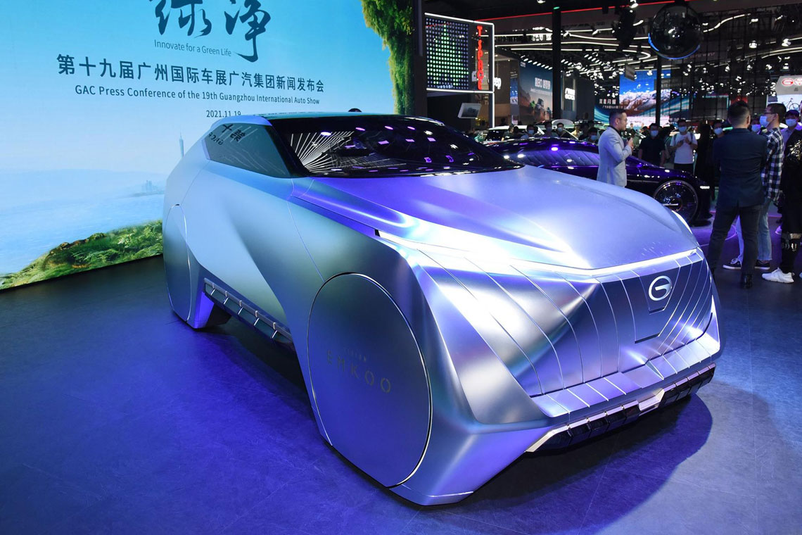Elegante futuristische conceptcar Vision Emkoo