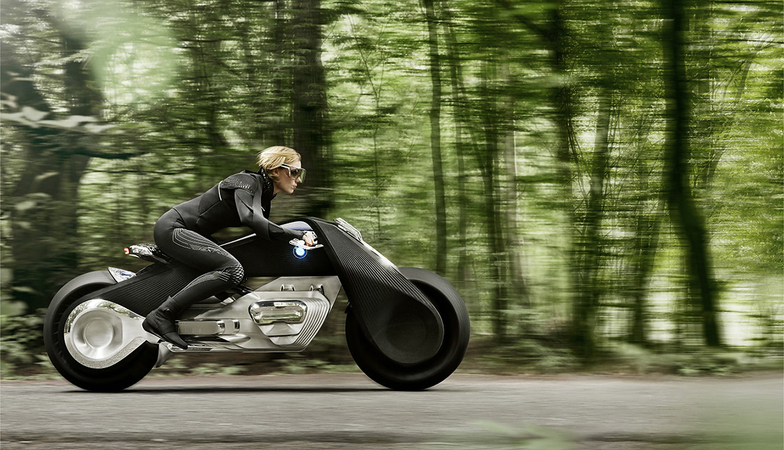 motocicletta di concetto BMW Motorrad Vision Next 100.