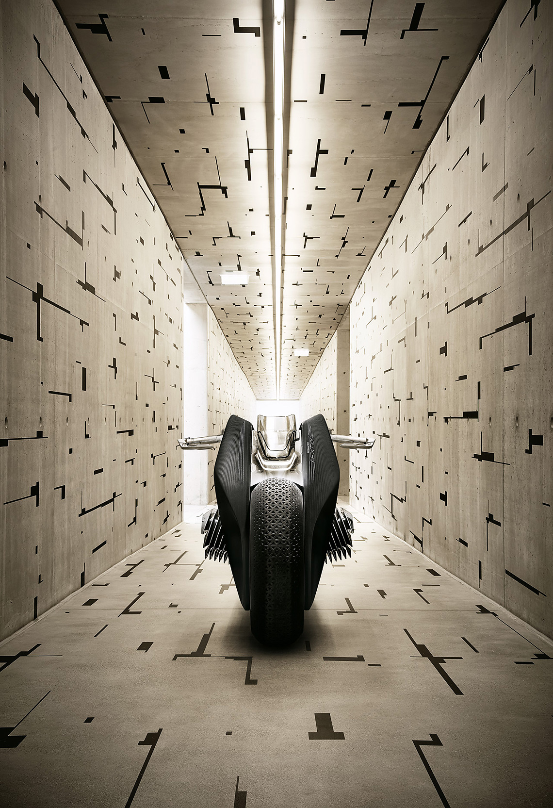 konsept motosiklet BMW Motorrad Vision Next 100.