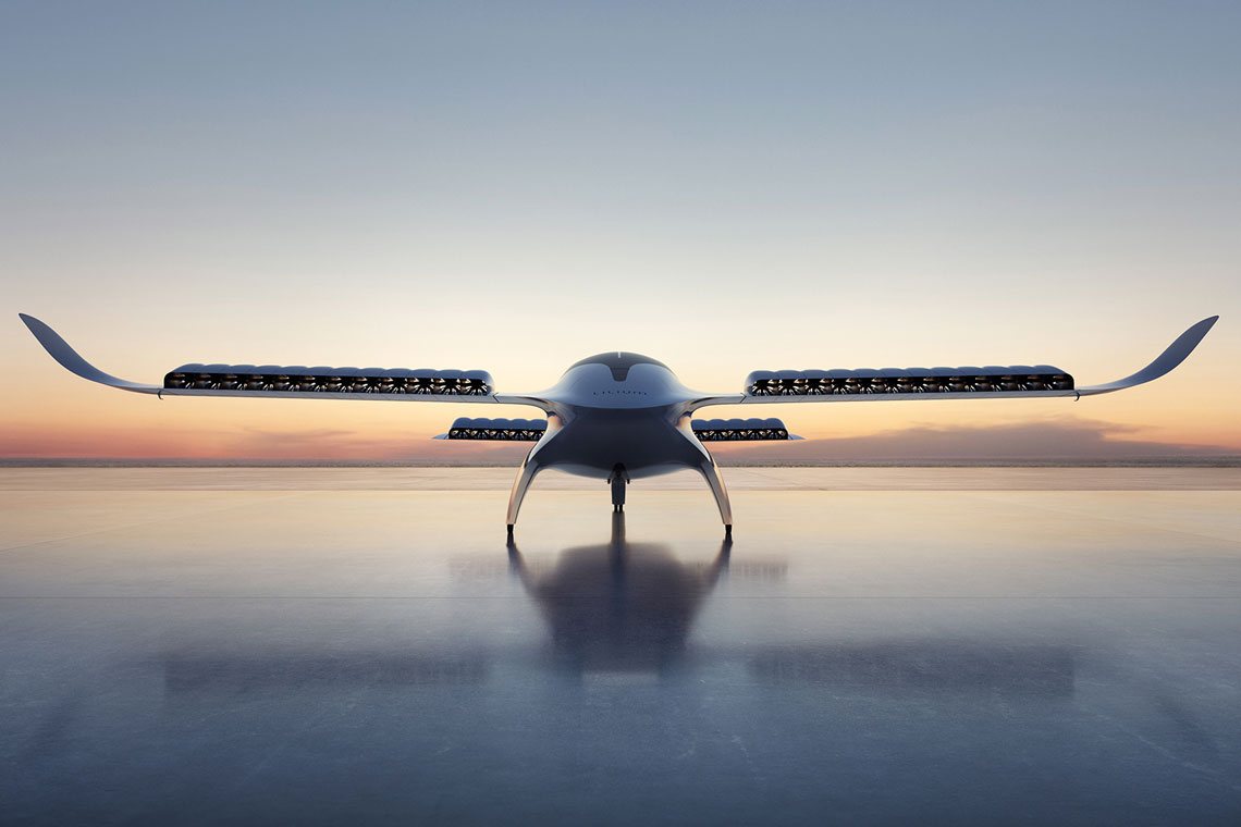 लिलियम जेट भविष्य की एक अवधारणा इलेक्ट्रिक एयर टैक्सी है