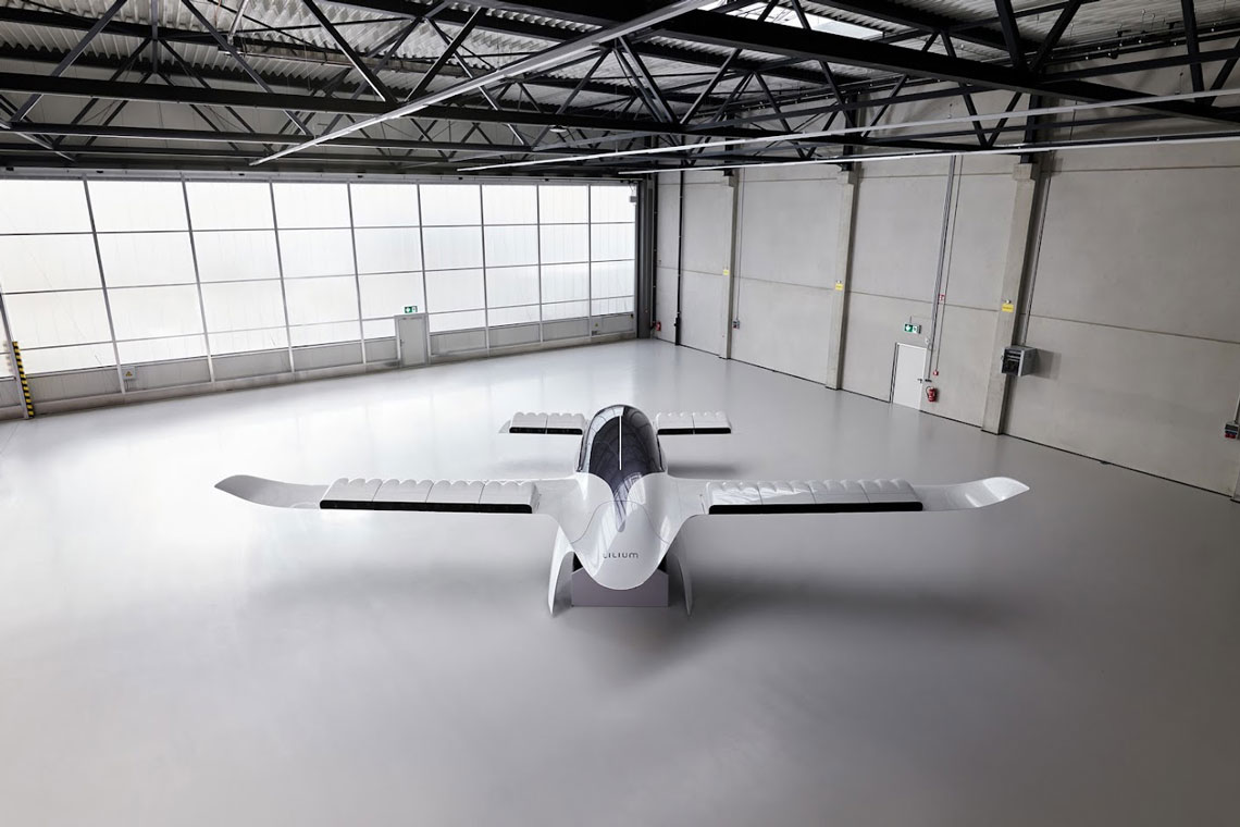 Lilium Jet ialah teksi udara elektrik konsep masa depan