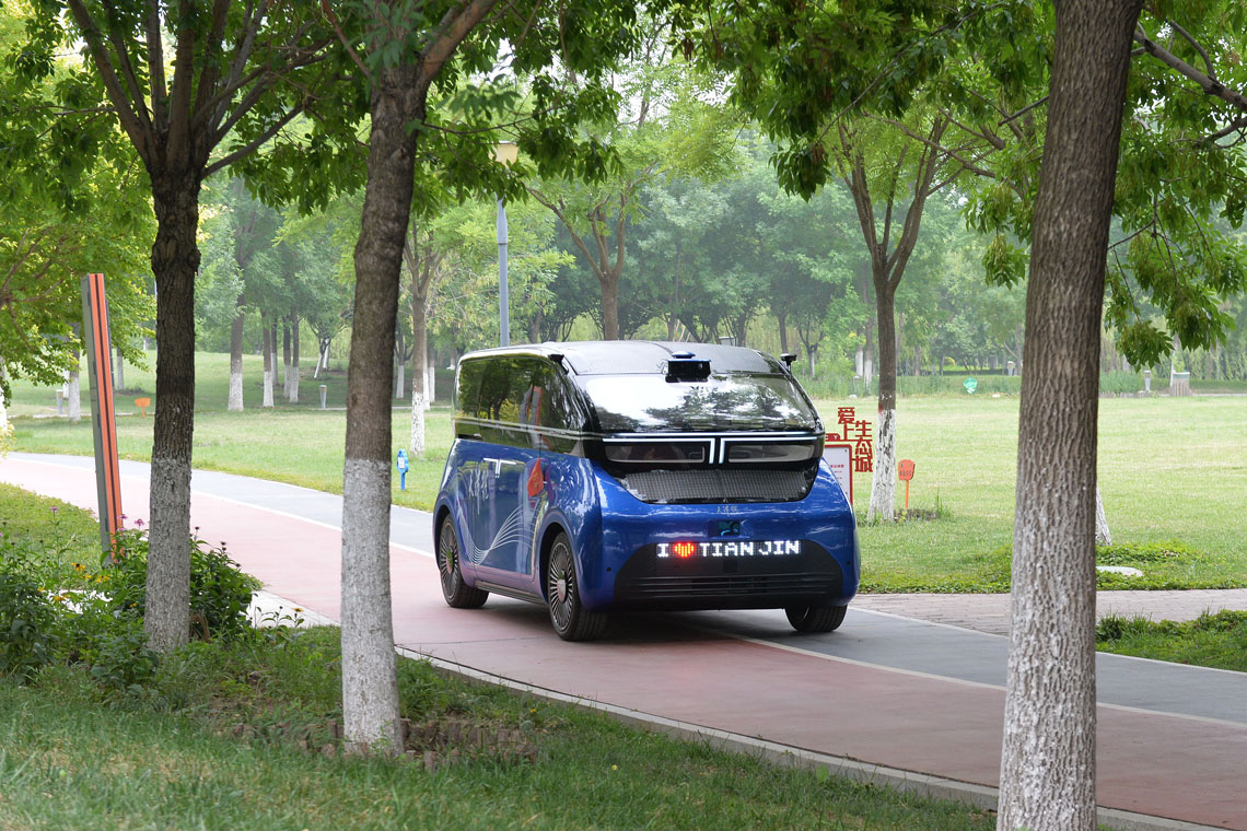 Tianjin je celosolární elektromobil s nulovými emisemi