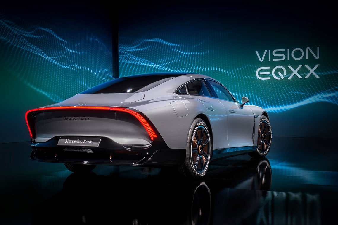 Mercedes-Benz VISION EQXX – hightech conceptauto met een actieradius van 1000 km