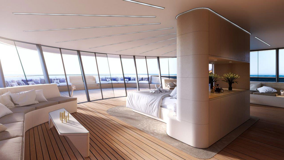 Se77antasette er den første konceptyacht designet til Benetti af den berømte internationale designer Fernando Romero. Se2017antasette, der har premiere på Monaco Yacht Show 77, legemliggør ånden fra Benetti innovation, design, teknologi og håndværk.