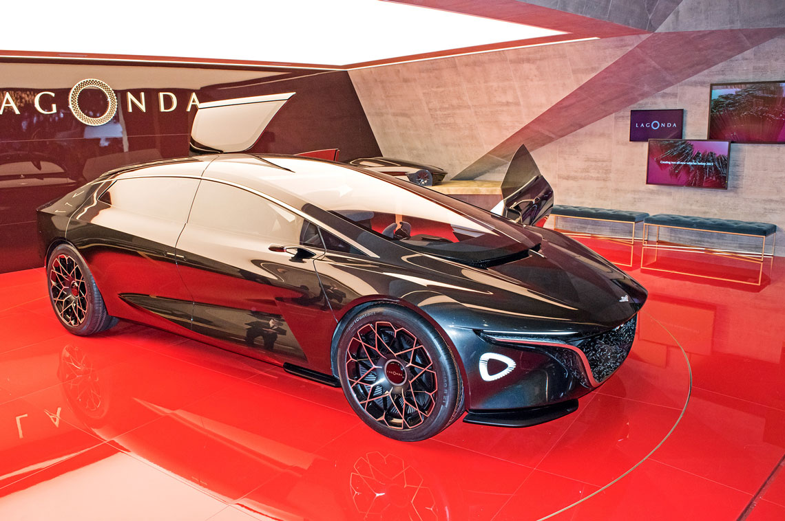 Lagonda Vision showcases the design language of potential Lagondas due to arrive between 2021-2023.