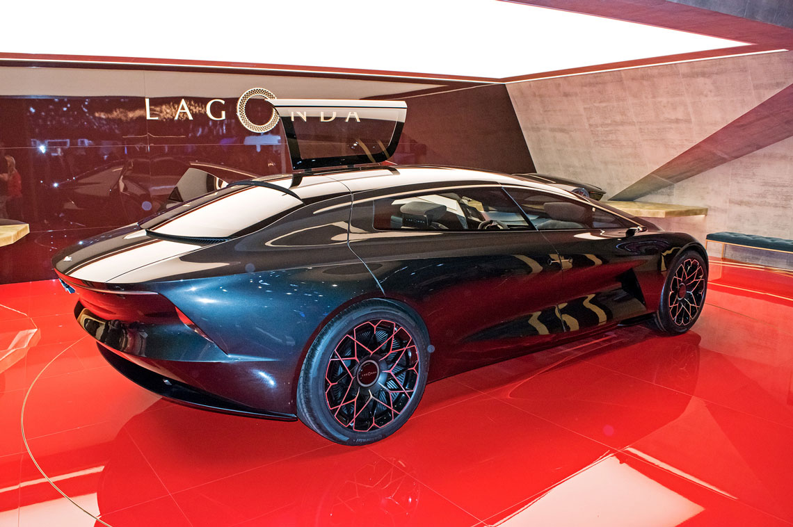 Aston's chief designer Marek Reichman calls the Astons' look "organic, natural", while the Lagondas are destined to become "more sculptural, shocking and complex". “It is a shape formed by the collision of invisible forces, like the magnetic forces that an electric current creates,” he adds.