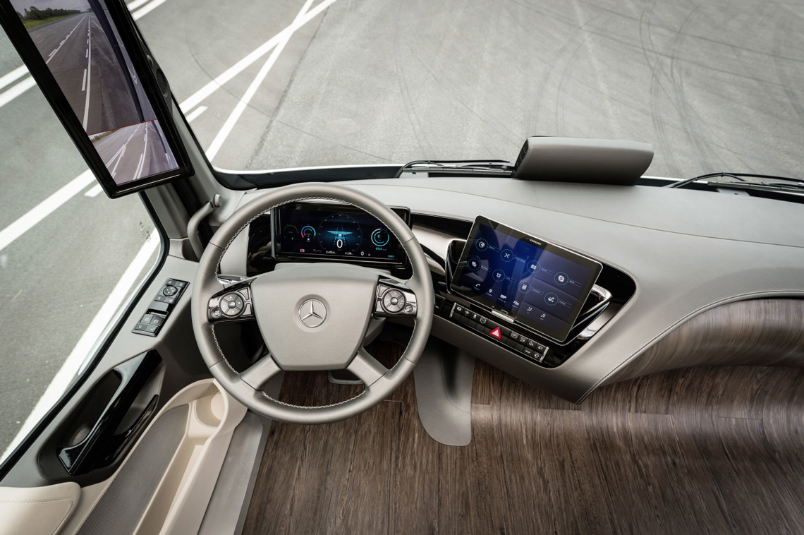 Mercedes-Benz Future Truck 2025 – εσωτερικό καμπίνας