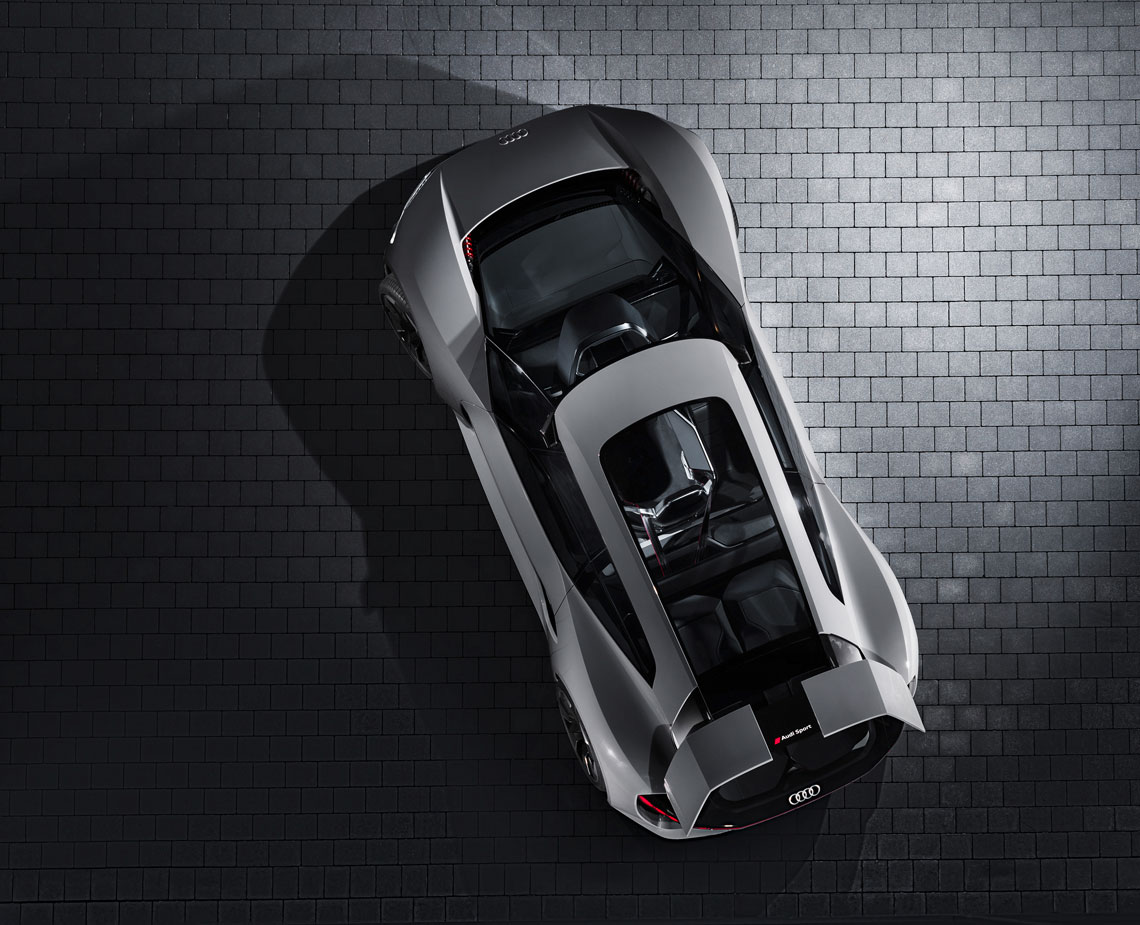 Az Audi PB18 e-tron egy nagy teljesítményű koncepciósportautó