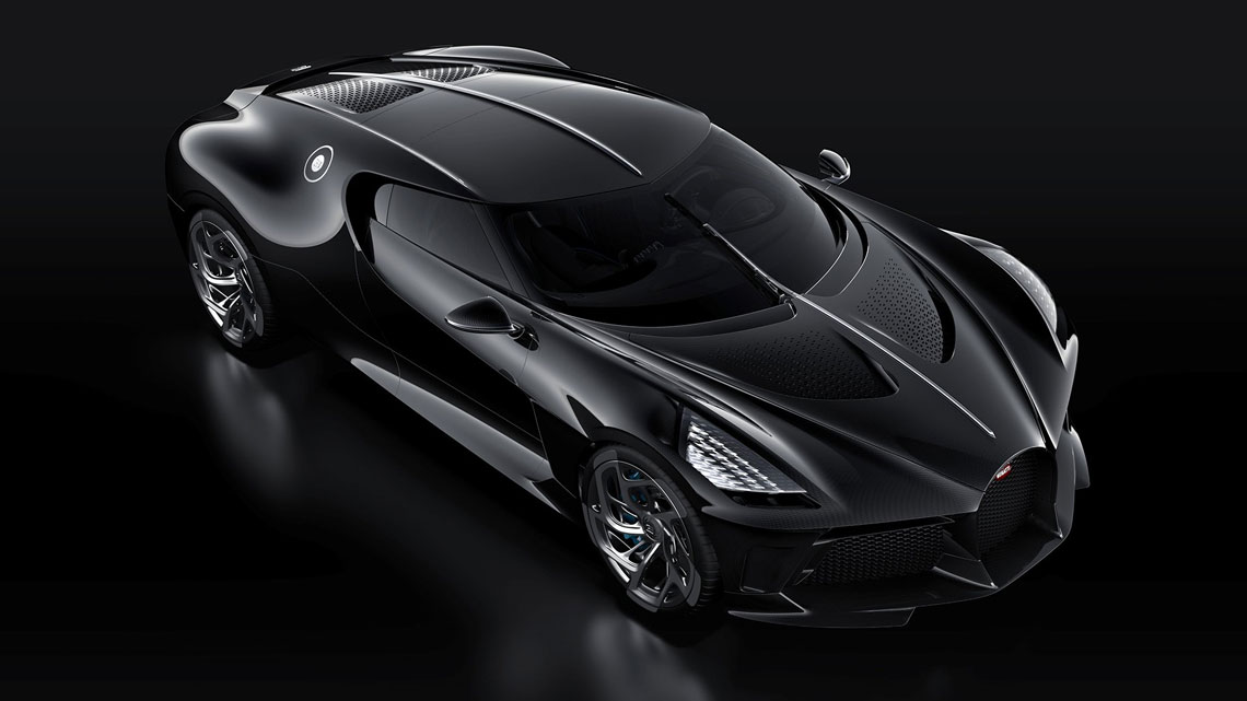 Salah satu jenis supercar Bugatti La Voiture Noire.