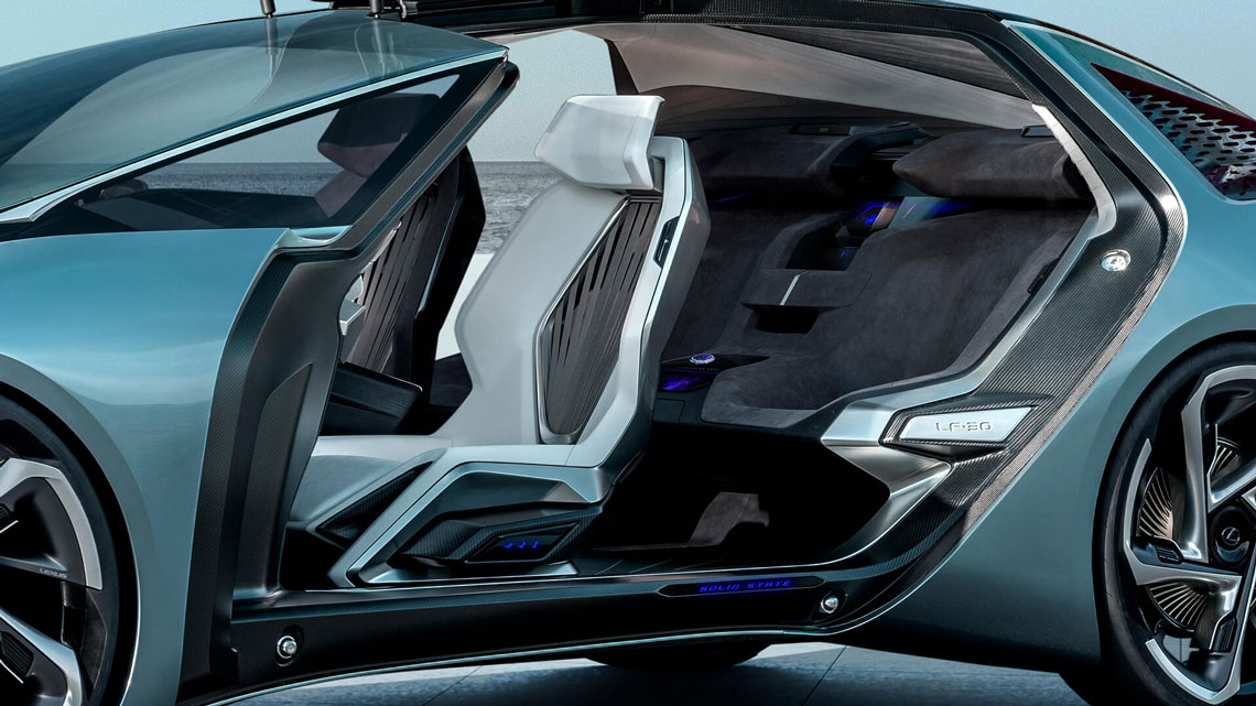 Lexus LF-30 Electrified representa el concepto de vehículos eléctricos del futuro.