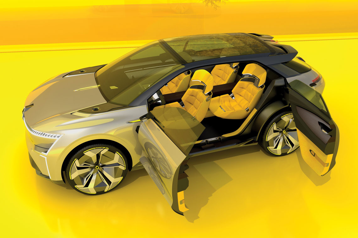 Renault MORPHOZ – mobil konsep untuk penggunaan pribadi dan publik