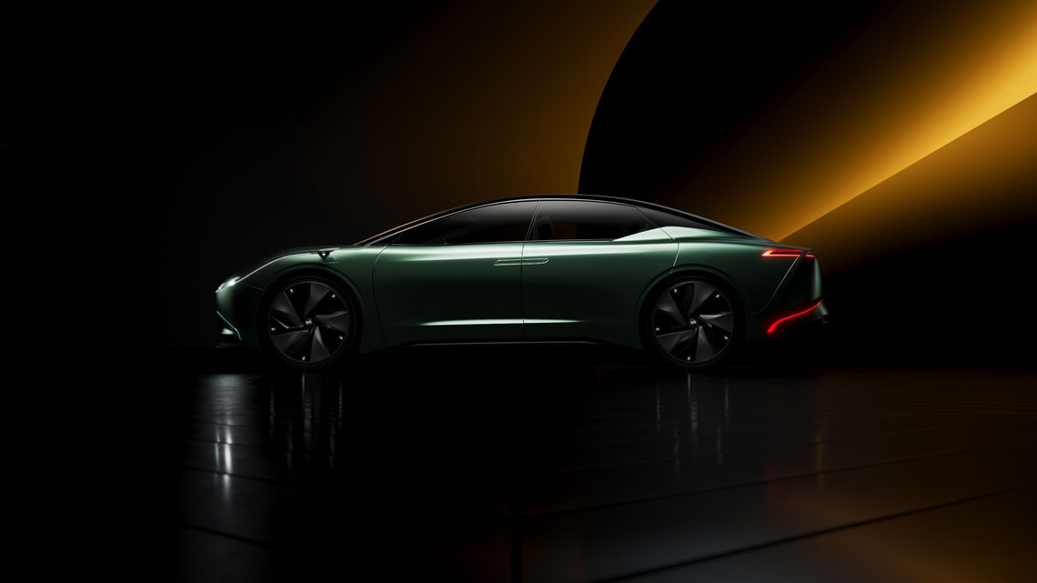 Weltmeister Maven is the first electric concept sedan of the Chinese company WM Motor