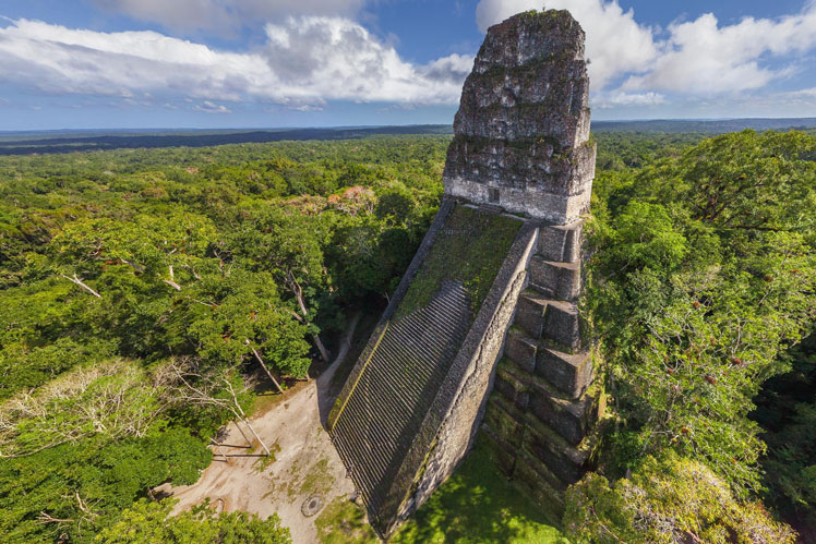 pandangan 360º | Piramid Maya, Tikal, Guatemala