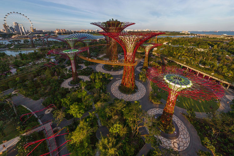 360º-weergave | Sprookjesachtige stad Singapore