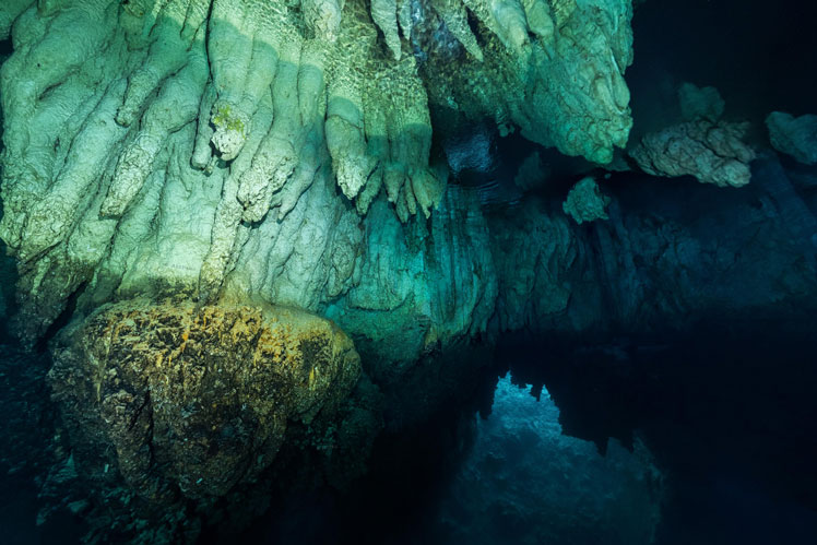Cueva submarina de los candelabros, Palau | vista 360º