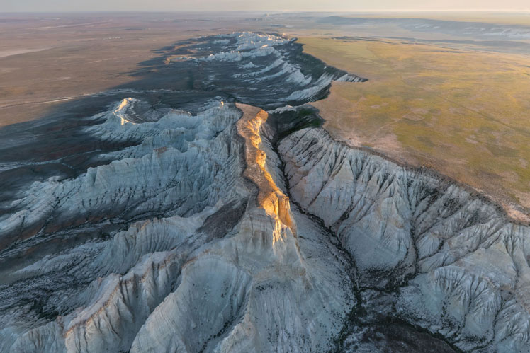 Mimozemský terén Mangyshlak, Kazachstán