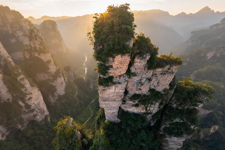 vista 360º | Montanhas Avatar (Parque Zhangjiajie), China