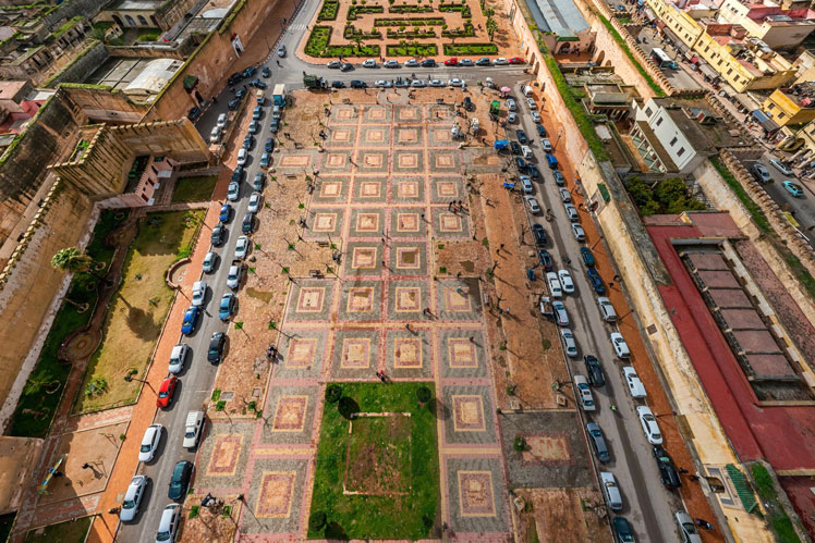 Náměstí Lalla Aouda (Meknes, Maroko | Virtuální prohlídka)