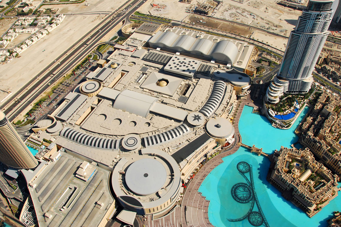 Dubai-Mall von oben