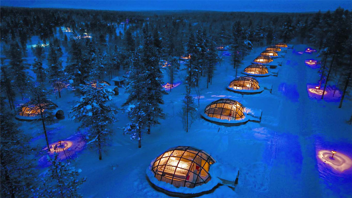 Niezwykły hotel w fińskiej Laponii