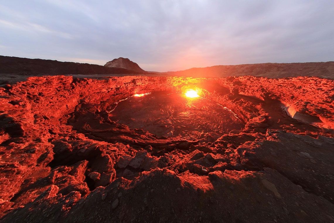 Erta Ale vulkán kráter, Eutópia