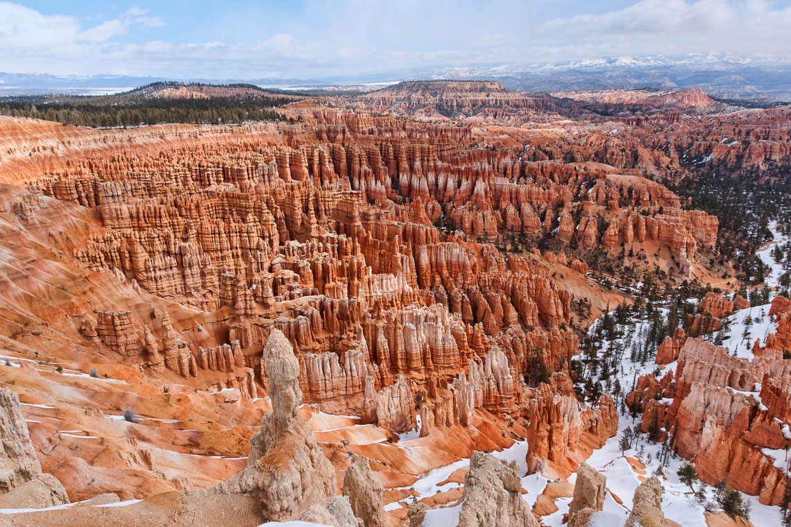 The canyon was named after Ebenezer Bryce, who established a homestead in the area in 1875. The area around Bryce Canyon became a national monument in 1924 and a national park four years later. In terms of attendance, the park is second only to the Grand Canyon and Zion National Parks – mainly because of its remoteness.