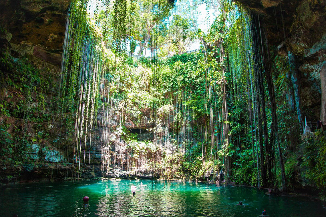 The Maya were very kind to the cenotes, they did not just take water there. According to them, cenotes are the entrances to the otherworldly, dark world. Archaeologists find human remains in some cenotes – bloody sacrifices were made to the cenotes.