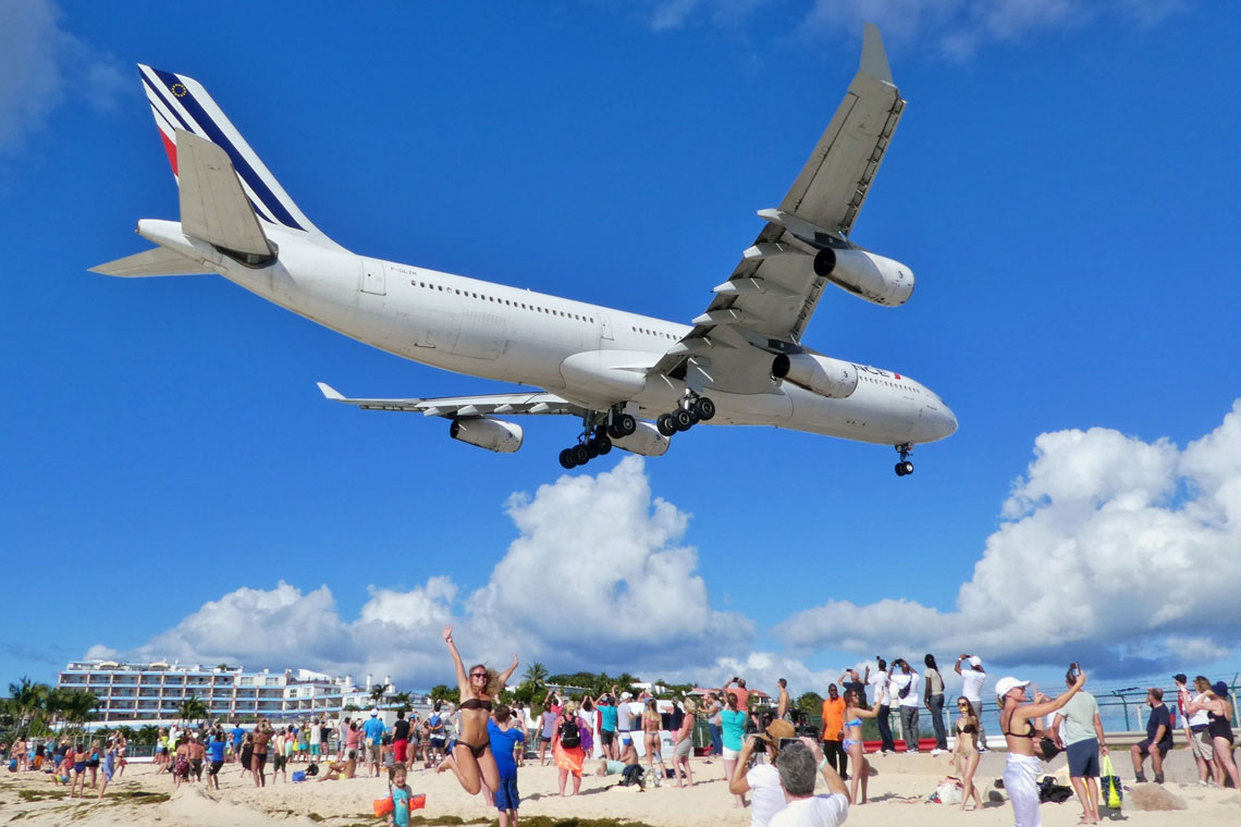 An interesting fact: in 2009-2011, the Austrian photographer Josef Hoflener, who took black-and-white pictures of low-flying aircraft, rested on Maho Beach. These works were included in his book The Jetliner: The Complete Works.