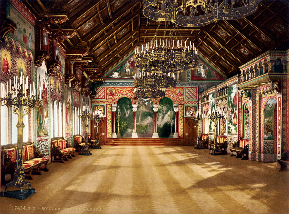 Castello di Neuschwanstein: Sala dei cantanti