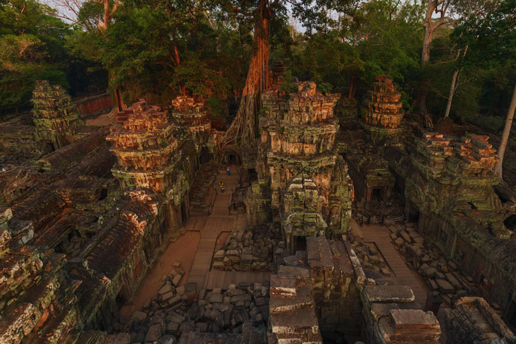 Ta Prohm-tempelet, Angkor, Kambodsja | 360º visning