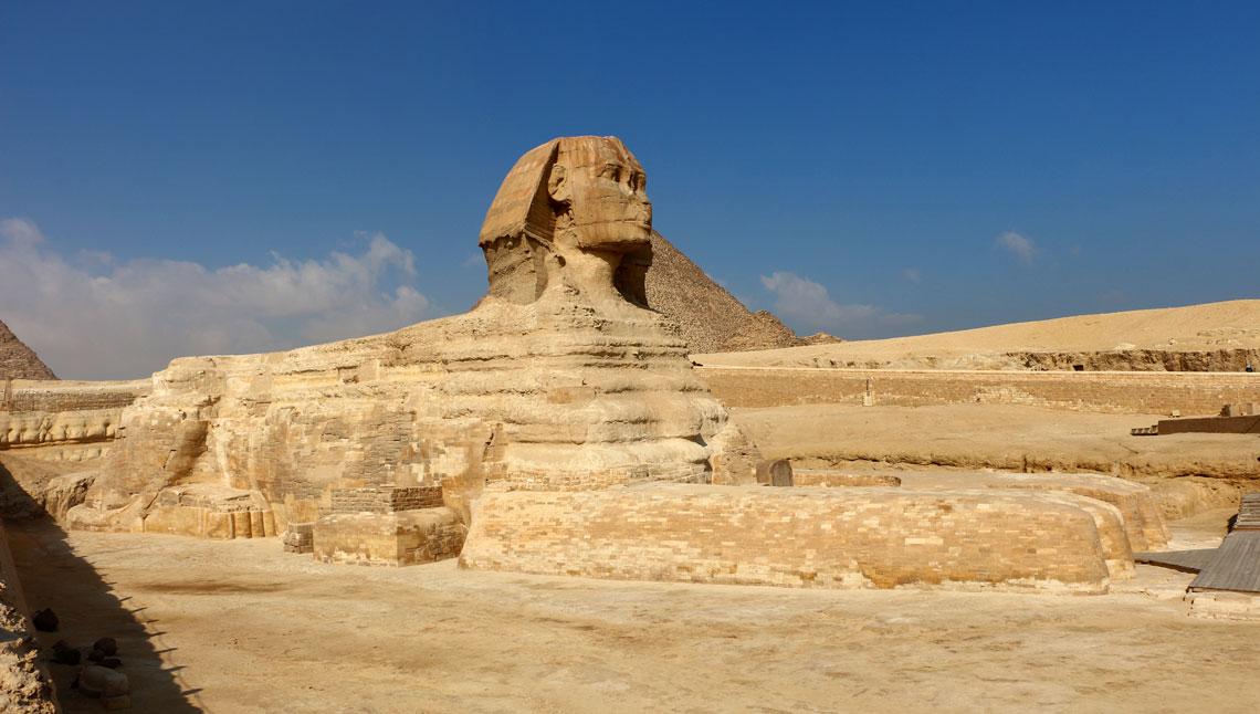 Complejo piramidal en Giza | Gran Esfinge