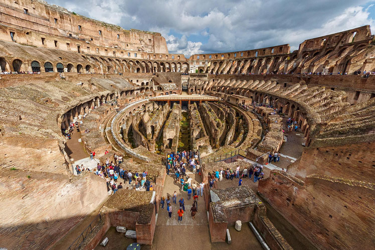 360º-weergave | Colosseum in Rome, Italië