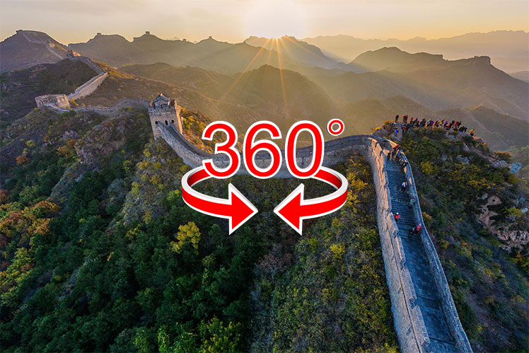 vista 360º | la Gran Muralla de China