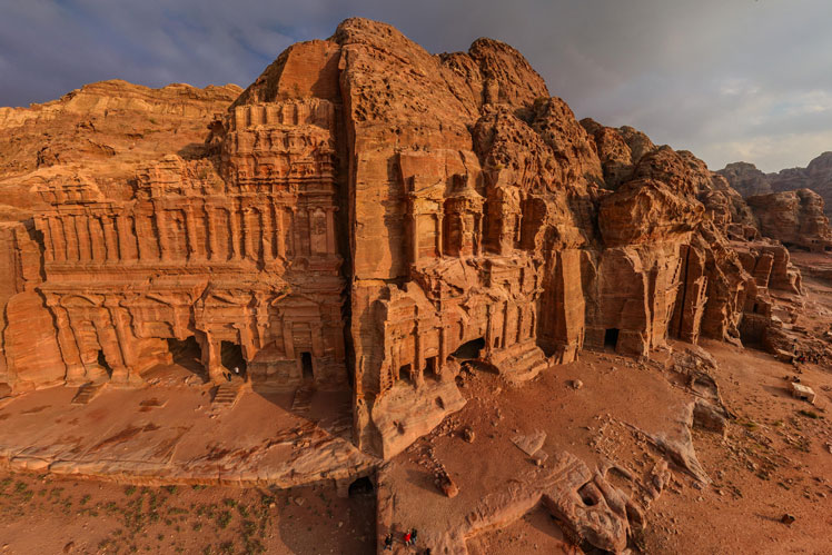 Királyi sírok | Petra ősi városa Jordániában