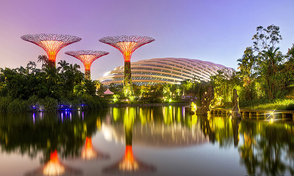 The final cost of building Gardens by the Bay was $ 1035 million