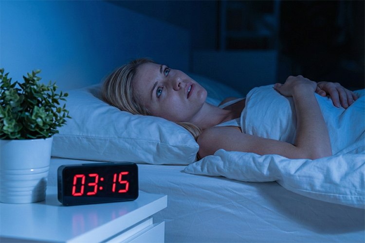 I often wake up in the middle of the night for no apparent reason and have trouble falling back asleep.