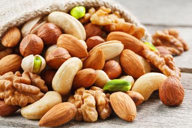Nuts – natural vitamin and mineral complexes